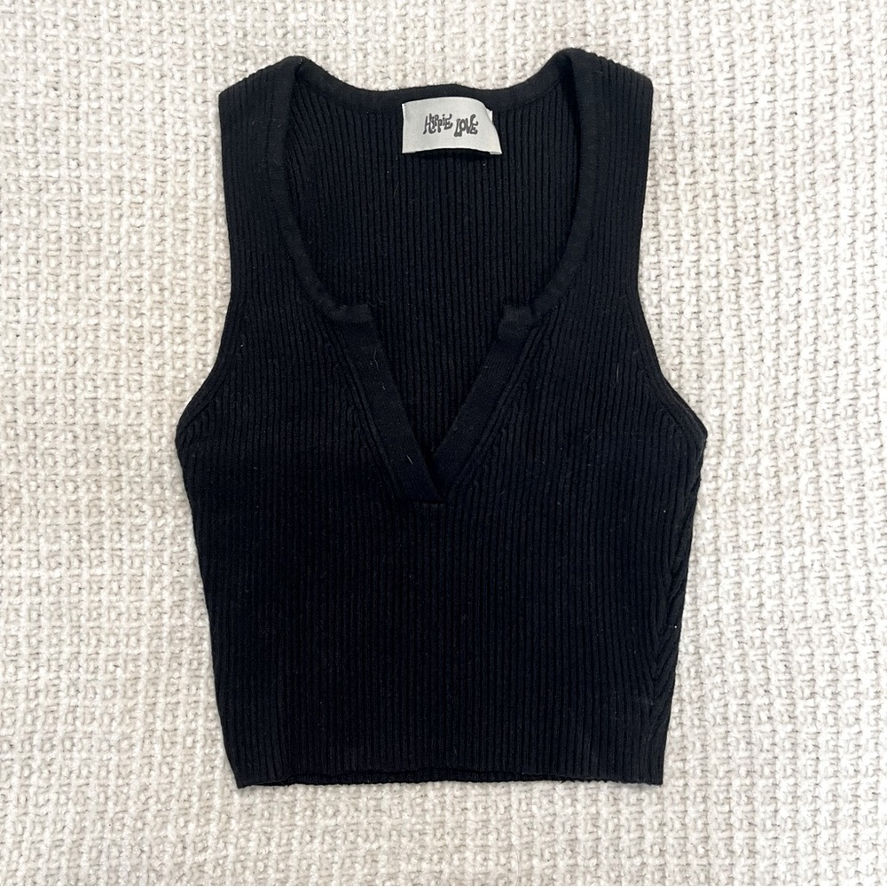 Hippie Love Cropped Ribbed Tank ☀️